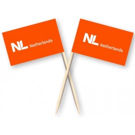 Cocktailprikkers oranje NL Netherlands